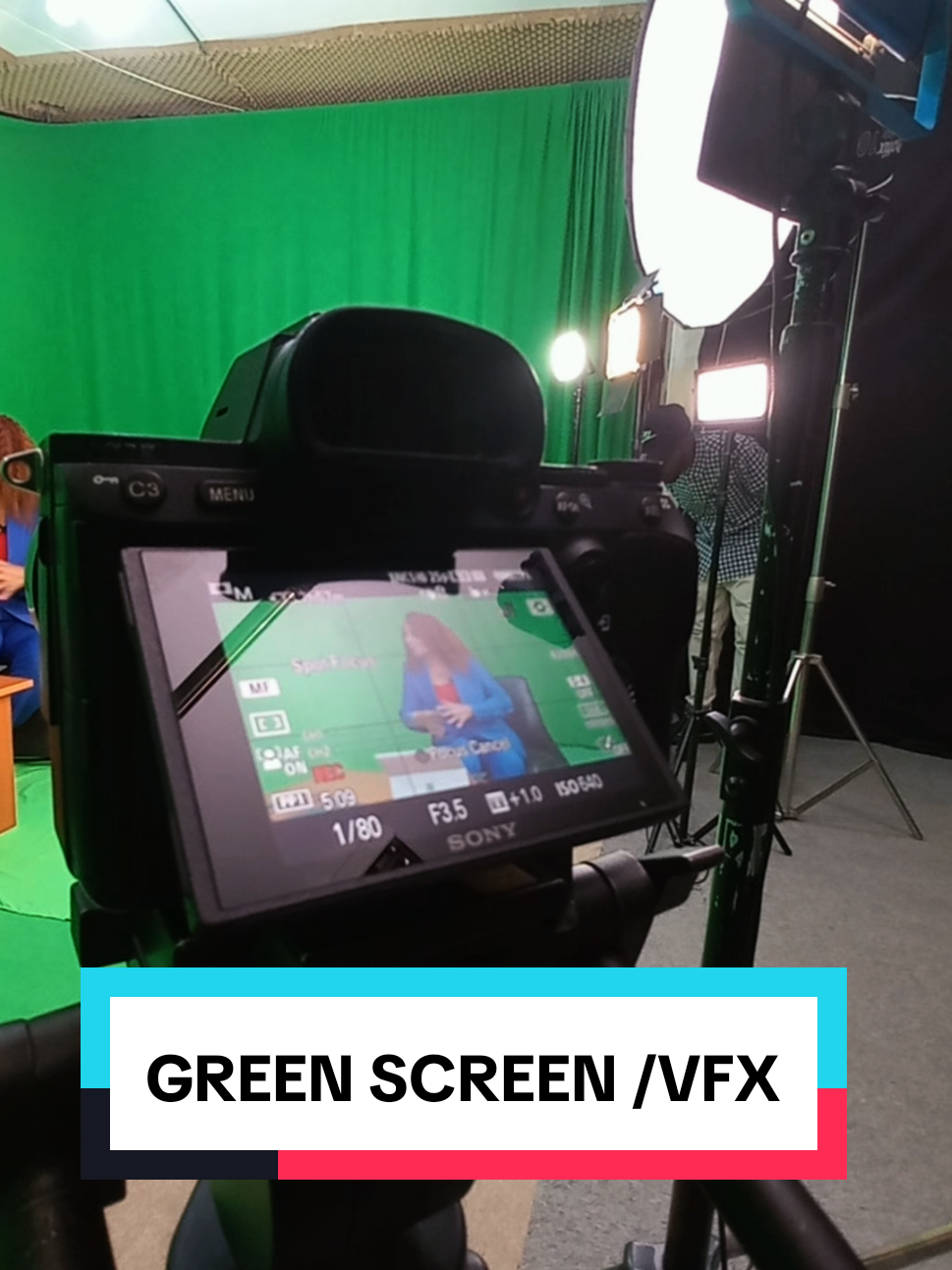 BTS 🖥 VFx show #greenscren  #cinematography  #videography 