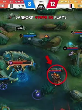 MOMENT SANFORD PREDICTED WHERE ZAIDA FANNY 🔥💀 #MLBB10TH #ALLINMLBB #mplphilippines #sanford #tlph 