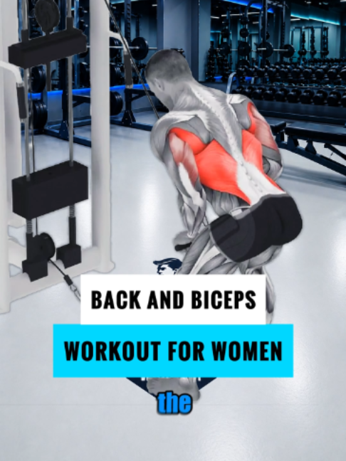 The best back and biceps workout for women who want a slim, defined waist.