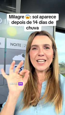 Milagre no #riodejaneiro : fim de semana com sol ☀️ #previsao do tempo promete um calorzinho tímido! Foram 14 dias chovendo direto! #silvanaramiro 