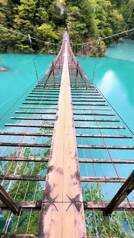 静岡の秘境、寸又峡にある 「夢の吊り橋」へ🌿✨ エメラルドグリーンの湖面に架かる 全長約90mの吊り橋。 駐車場からは徒歩で約30〜40分🚶‍♀️ 途中には急な坂道や304段の階段もあるので、歩きやすい靴がおすすめ👟 でも、森の中を歩いてたどり着いた先に広がるこの景色は圧巻…！ 吊り橋は一度に渡れる人数が限られていて、 揺れる橋の上から見る景色はちょっとスリルも😳 紅葉の時期は特に混雑するので、行くなら午前中がおすすめ🍁 📍寸又峡 夢の吊り橋 静岡県川根本町 #寸又峡 #夢の吊り橋 #静岡観光　#自然界隈　#fyp