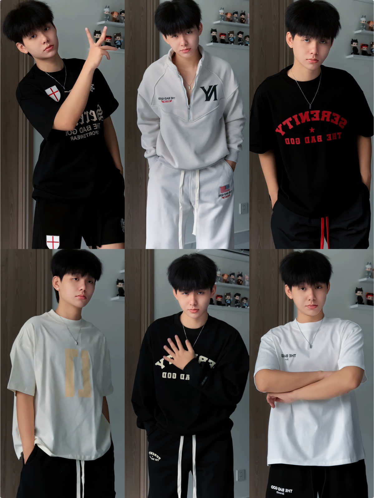 Uầy toàn set xịn như này mà không hốt là tiếc lắm nha #dangmacdo #reviewdonam #outfitnam #setdonam #thebadgod 