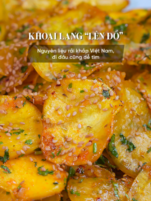 Khoai lang lên đồ - Nguyên liệu rải khắp Việt Nam, đi đâu cũng dễ tìm #fyp #bepngane #bepngane25 #learnontiktok #khoailang #khoailangsotbomatong