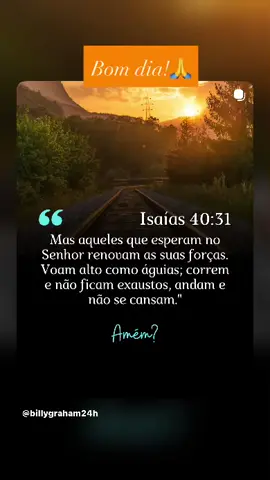 O Semhor é quem renova suas forças nesse dia difícil, Ele segura em suas mãos. 🙏🥰