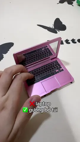Gương bỏ túi hình laptop #guong #guongbotui 