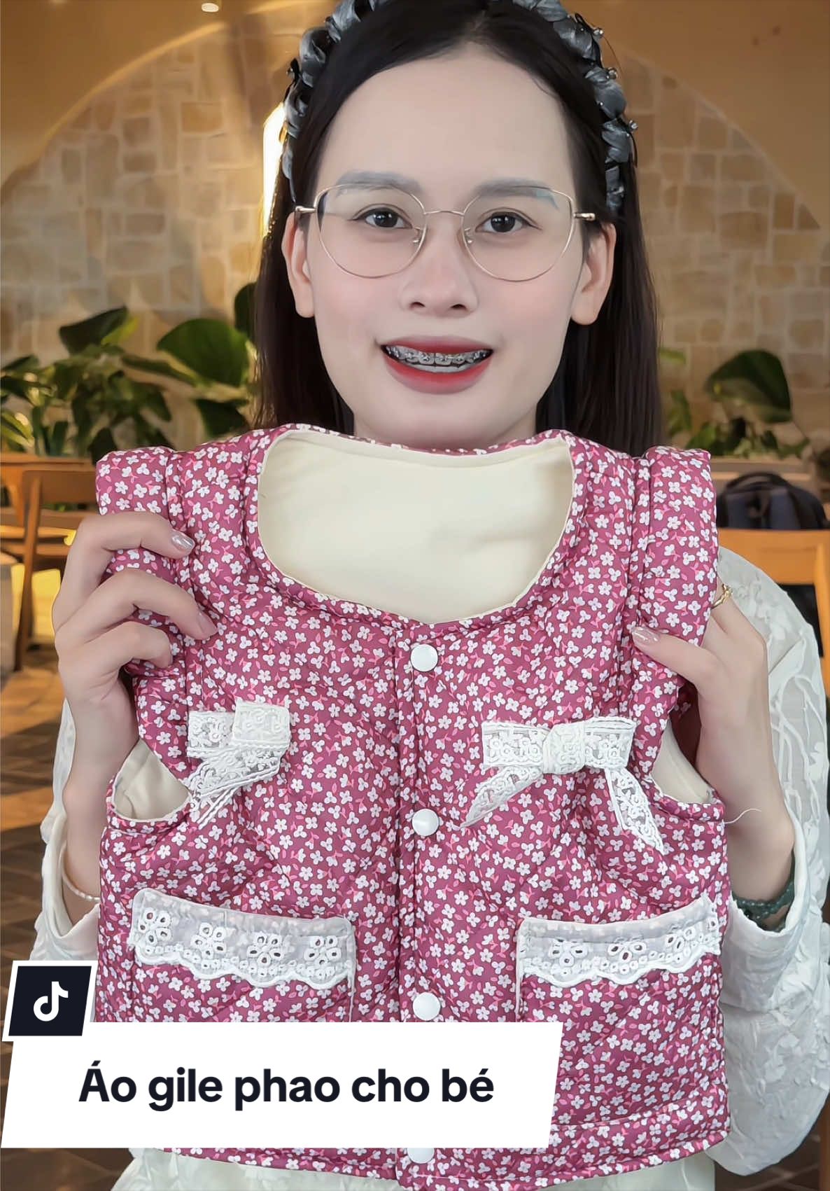 Áo gile phao cho bé mùa đông