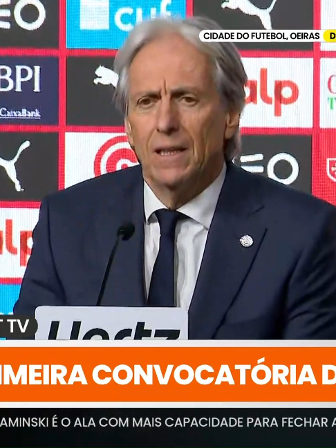 A primeira convocatória do mister Jorge Jesus  #sporttvportugal #portugal