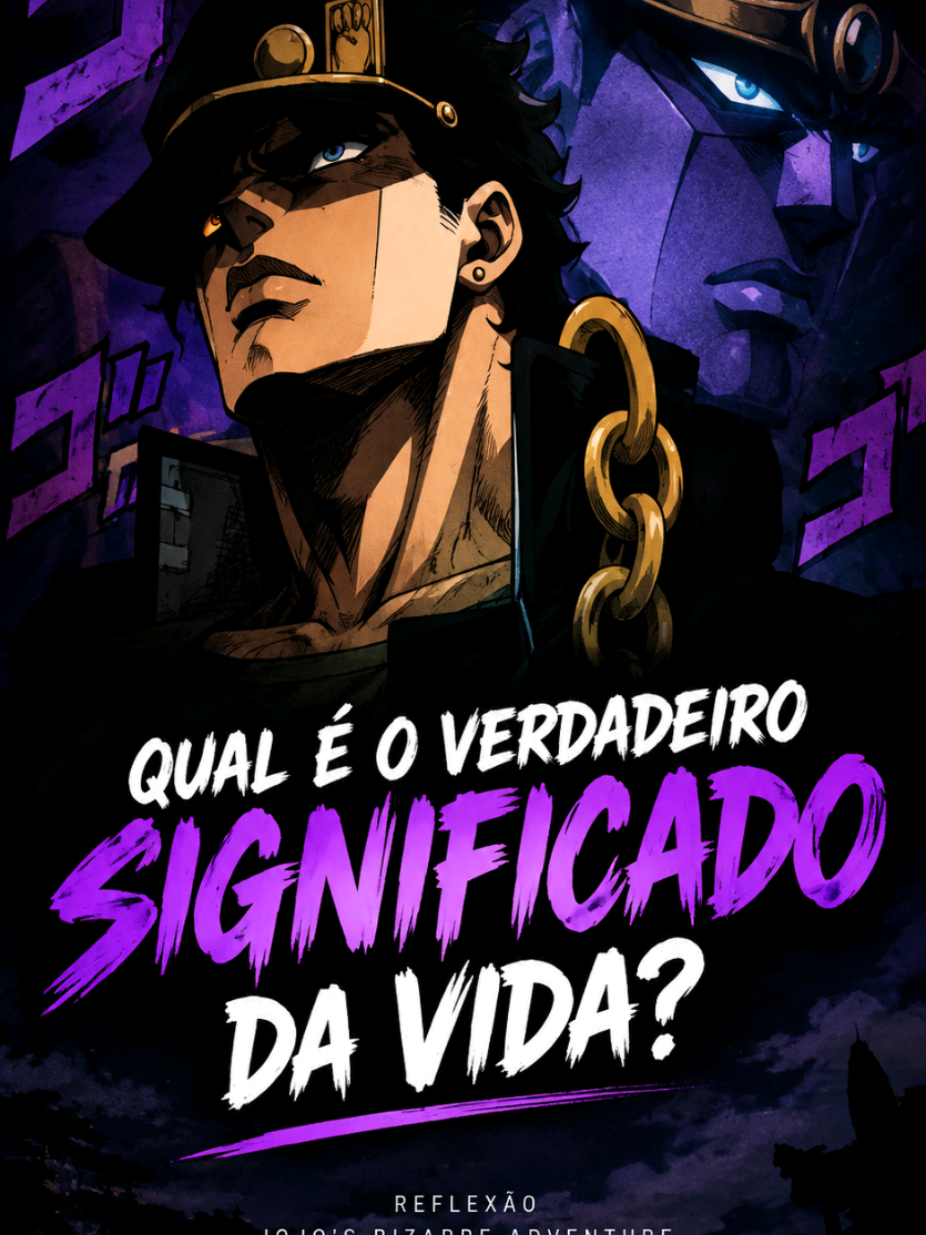 Qual é o verdadeiro significado da vida? Em uma conversa marcante de JoJo’s Bizarre Adventure, surge uma reflexão sobre propósito, conflitos, fracasso, medo e a capacidade de continuar avançando mesmo quando tudo parece estar contra você. Mas existe uma pergunta ainda mais profunda: Será que precisamos vencer o medo antes de agir? Ou será que a verdadeira coragem está justamente em continuar, mesmo quando o medo está presente? Neste vídeo, essa cena de JoJo serve como ponto de partida para uma reflexão sobre as decisões que tomamos, os sonhos que adiamos e o quanto o medo pode influenciar nossas escolhas. Assista até o final e pense: O que você faria hoje se o medo não pudesse decidir por você? 🎬 JoJo’s Bizarre Adventure 🧠 Reflexão sobre propósito, medo, coragem e superação. #jojo #jojosbizarreadventure #anime #reflexão #motivação    