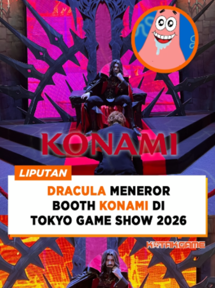 Booth Konami di Tokyo Game Show 2026 tampil dengan suasana khas, mengangkat tema 'Anniversary to the Future' yang merayakan 40 tahun Castlevania dan Ganbare Goemon, sekaligus 30 tahun Pawafuru Puroyakyu Success Mode dan seri Suikoden. Pengunjung bisa mencoba demo Castlevania: Belmont's Curse, menyaksikan gameplay commentary Silent Hill: Townfall bersama produser Motoi Okamoto, hingga demo perdana dunia dari PROJECT ZIRCON. Tak ketinggalan panggung live streaming yang tayang setiap hari selama lima hari penuh, plus booth Suikoden Star Leap yang juga jadi sorotan pengunjung. source : Tokyo Game Show 2026 Content Creator: Keemee Creative: Ridwan Ura Producer: Rahmat Handiko #Kotakgame #Liputan #Konami #dracula #tgs2026