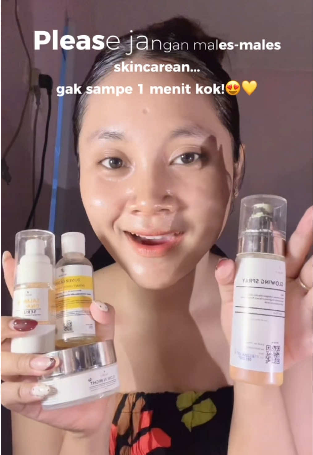 katanya mau kulit sehat, bebas jerawat & glowing😉 #SkincareRoutine #Bialwbi #Bialwbiskincare #bialwbiskincareglowing #Korbanbialwbi 