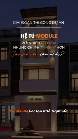 Nếu bạn ưu tiên độ bền và tính linh hoạt thì có thể cân nhắc sử dụng Hệ tủ Module khi làm nội thất nhé ✨ #thietkenoithat #thicongnoithat #caitaonhacu #vaidecor #noithathiendai 