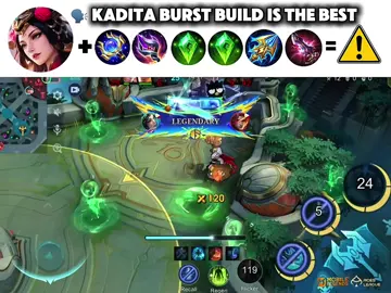 Kadita BURST BUILD IS THE BEST! 🤫 #MLBB #MLBB10TH  #S42RevampedHeroes #MLBBS42 #PHMCBAcesLeague 