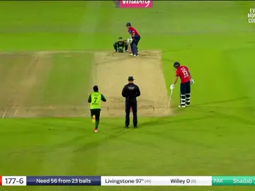 Part 16 || Pakistan vs England || 23 Balls 56 Runs Last Overs Thriller 👀🥵🔥💯😱 #trending #viral #1million #growmyaccount #foryou 