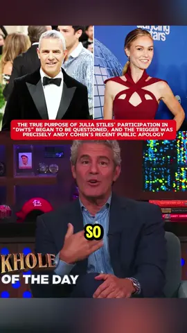 #tiktokfantasymoviecontest Andy Cohen made himself the Jackhole of the Day and issued a public apology to Julia Stiles! Oopsy! #DWTS #dancingwiththestars