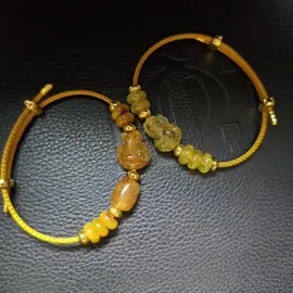 Q1681 Vòng ngũ điếu, tỳ hưu Thạch Anh Tóc Vàng Q1928 Vòng lu thống, ngũ điếu, hồ ly Thạch Anh Tóc Vàng cho Thổ và Kim - Phong Thuỷ TUDO #tudodatunhien #tudogem #vongphongthuy #Q1928tudo #Q1681tudo 