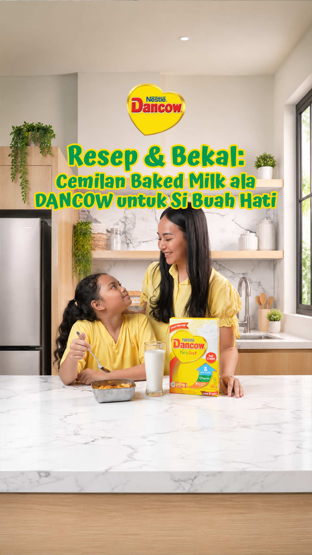 Jajanan favorit Si Buah Hati ternyata bisa dibuat sendiri di rumah, lho! 🥰 Coba resep Baked Milk ini dan sajikan bersama segelas DANCOW FortiGro Instan. Yuk, cek inspirasi resep lainnya di www.akudankau.co.id. 💛  #AkuDanKauSukaDANCOW #DANCOWFortiGro #NutrisiSetiapTahapanUsia 