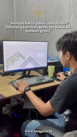 Banyak yang berpikir, “Sekarang sudah ada AI, buat apa pakai jasa desain?” Tinggal generate, rumah impian pun jadi. 🤖 Padahal, AI lebih berperan sebagai gambaran visual. Sementara arsitek memastikan desain tersebut benar-benar bisa dihuni dan dibangun—mulai dari membaca kondisi lahan, mengatur cahaya & sirkulasi, hingga menyesuaikan desain dengan budget. Karena rumah yang baik bukan cuma soal estetik, tapi juga bagaimana setiap ruang bisa bekerja maksimal untuk penghuninya. 🏡 Mau tahu proses desain rumah yang tepat guna? 📩 DM kami untuk konsultasi GRATIS! #interiordesign #arsitek #kontraktor #arsiteksukabumi #sukabumi
