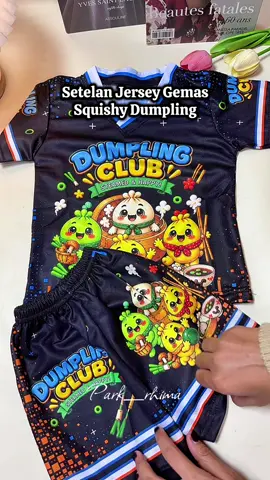 Lucu banget, tersedia banyak motif & warna #setelananak #setelanjerseyanak #squishydumplings 