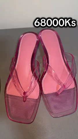 Jelly Sandal လှလှလေးတွေ🩷#sandal  #kittenheel #jellyshoe #jellysandals #fyp 