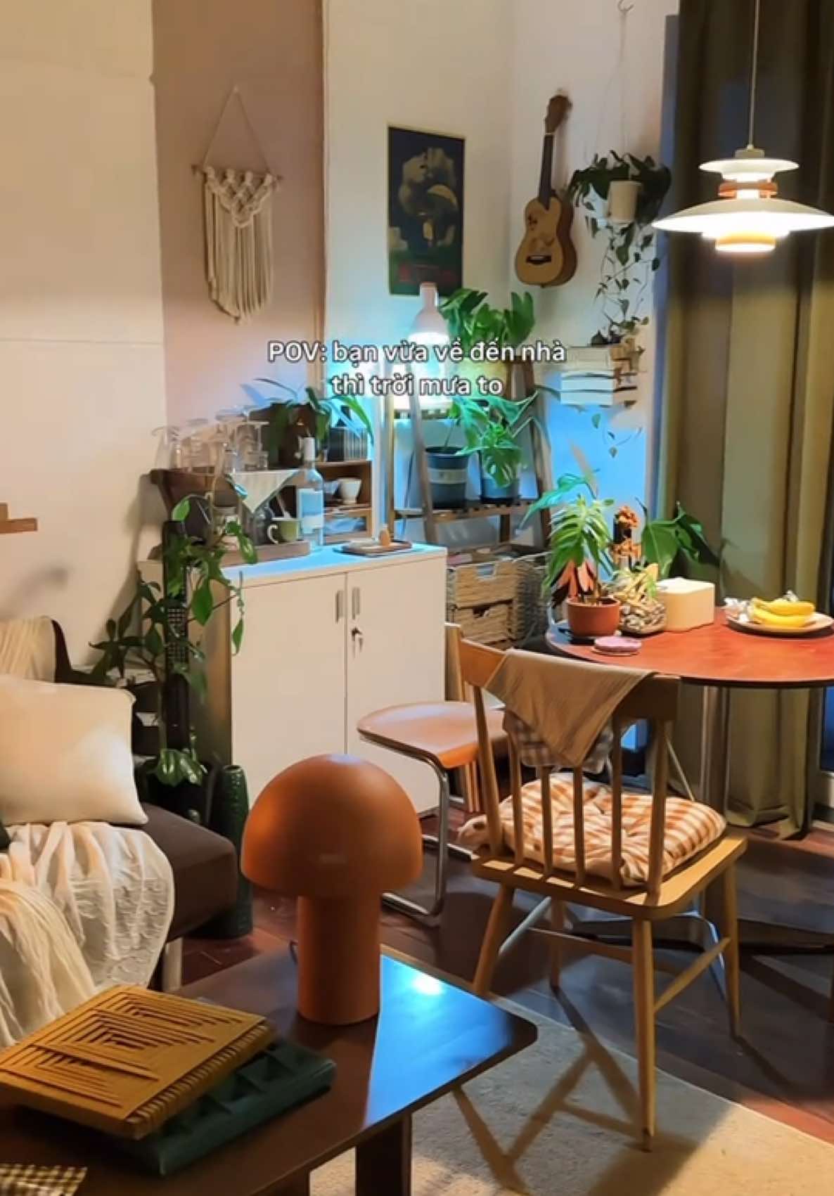 Sài Gòn vào mùa mưa ☔️ #homedecor #saigon #apartmentliving #chillvibe #xh