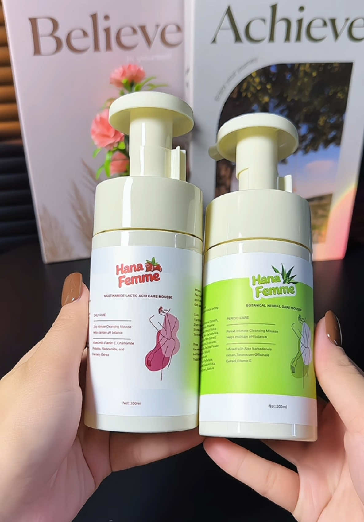 Bọt rửa vệ sinh vùng kín HANNA FEMME W Có chứa Niacinamide, Axit Lacti #huyenchiase888 #botvesinh #botvesinhvungkin #xuhuong #vesinhvungkin 