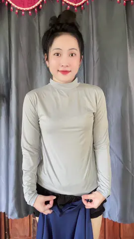 Áo ủ kem cổ cao#thoitrangnu #xuhuong #quangcao 