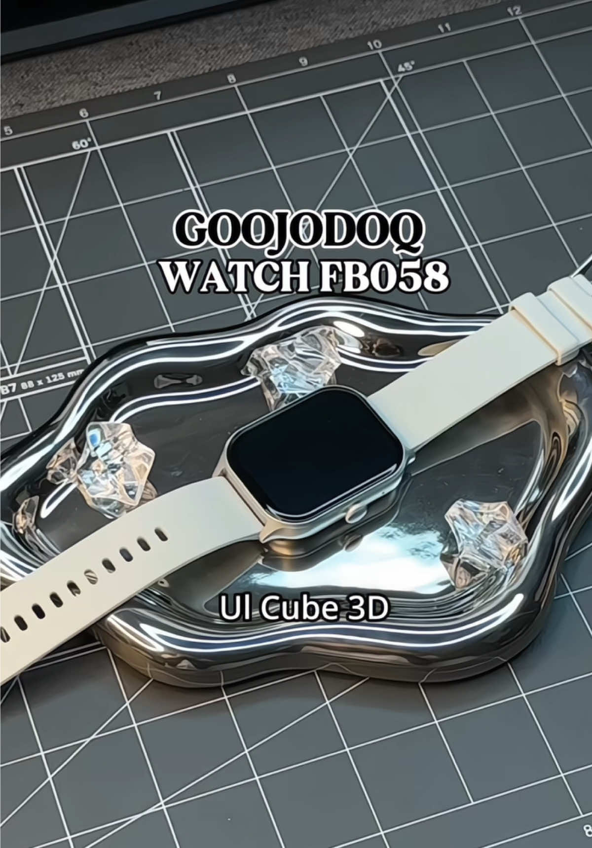 Goojodoq Fb058 จอบาง Ul Cube 3D ติดตามสุขภาพได้ 24/7 สายรักสุขภาพห้ามพลาด #นาฬิกาอัจฉริยะ #smartwatch #goojodoq 