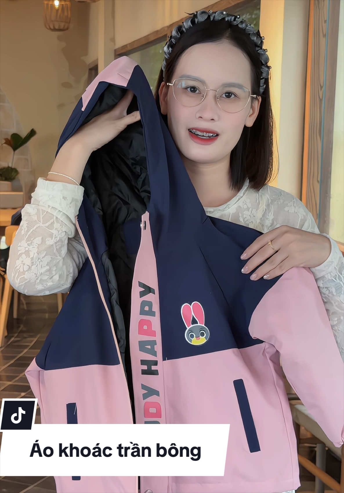 Áo khoác trần bông mùa đông cho bé