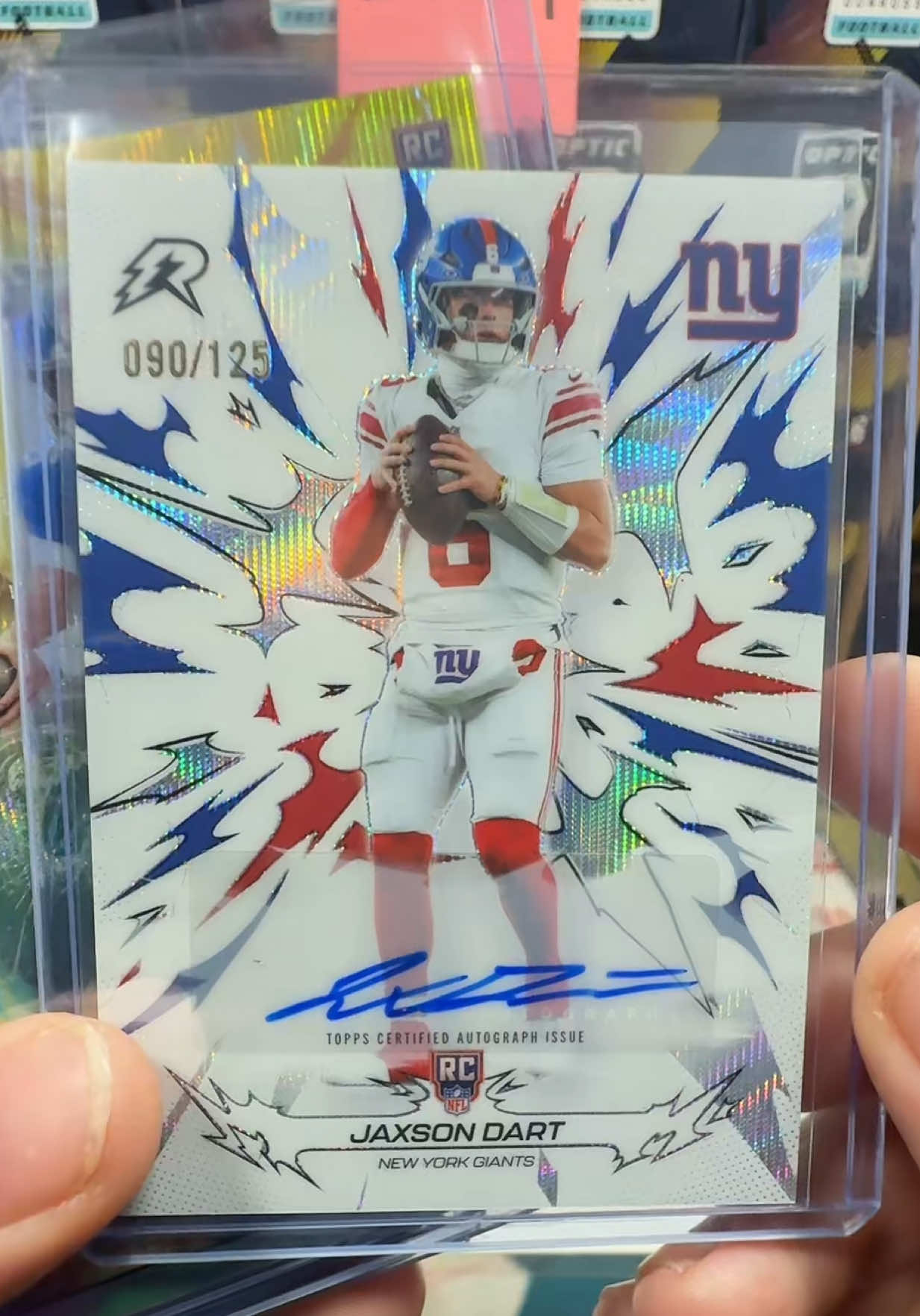 NASTY HITS IN OUR WHATNOT PYT LAST NIGHT! CONGRATS TO THOSE WHO HIT!  FOLLOW RJBOPPS ON TIKTOK AND WHATNOT  #breakwithbopps #sportscards #livebreaks #toppsfootball 