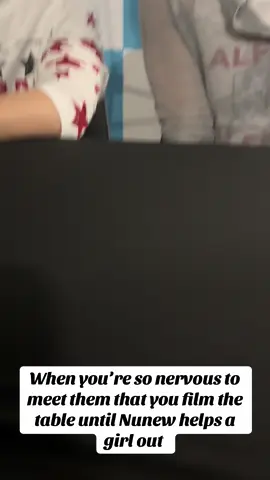 The cutest and most embarrassing thing to happen to me 😅. Nunew was the sweetest 🥺 and basically said you are capturing none of this  😂 #zeenunew #nunew #zeenunewfanmeetnyc 