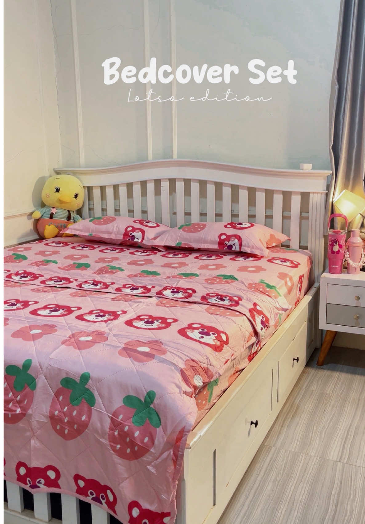 🧺Bedcoverset ada di lincc bio no. 136A #bedcoverset #bedcoversetmurah #spreisetbedcover #lotso #unboxingvideo 