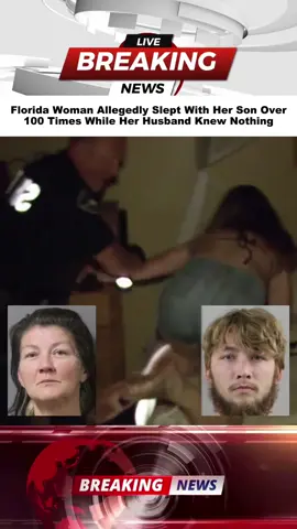 Florida Woman Allegedly Slept With Her Son Over 100 Times While Her Husband Knew Nothing#news #police #crime #florida #fyp 