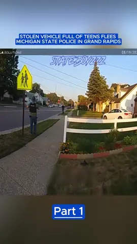 Stolen Vehicle Full of Teens Flees Michigan State Police in Grand Rapids-1 #PoliceChase #PoliceTok #Cops #Michigan #CaughtOnCamera