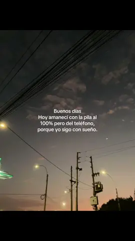 buenos días señores 