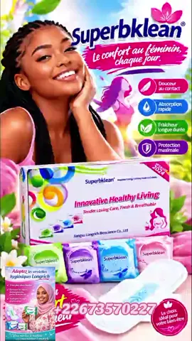 #serviettehygienique  #longrichinternational  #Betterlivebetterfutur  #santebienetre  #LEADERTRAORE 