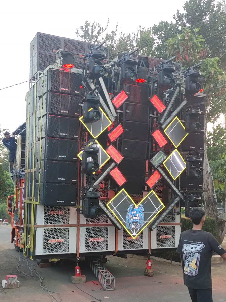 Sangar nya Spek Terbaru DIFASOL dg Spekaer Crimson Tobrut @DIFASOL PRO AUDIO #fyp #karnavaltawangrejeni #karnaval #malang24jam #karnavalsoundsystem 