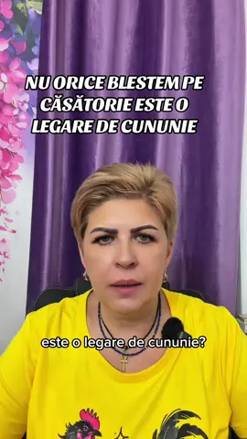 NU ORICE BLESTEM PE CĂSĂTORIE ESTE O LEGARE DE CUNUNIE #blestem #neam  #rituales #cununii #ezoteryka 