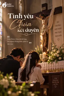 Bài Thánh Ca: TÌNH YÊU CHÚA KẾT DUYÊN  Sáng tác: LM. Fa Lê Xin cho tình yêu Chúa luôn là sợi dây kết nối, gìn giữ những tâm hồn biết yêu thương và cùng nhau bước đi trong ân sủng Ngài.  #gocthanhca #thanhca #conggiao #tinhyeuchuaketduyen