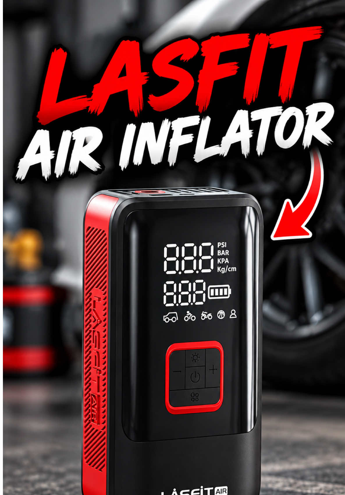 Testing out the @Lasfit Air Inflator and let me tell you this thing is amazing! #carsoftiktok #air #creator #subaru #DIY 