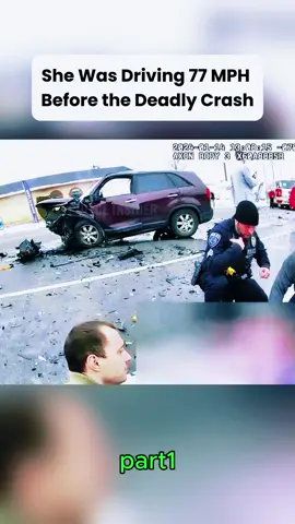She was driving 77 MPH in a 35 MPH zone when she crashed into a family SUV. What police found next made the situation even worse. 😳 #Bodycam #Police #TrueCrime #DUI #Crime