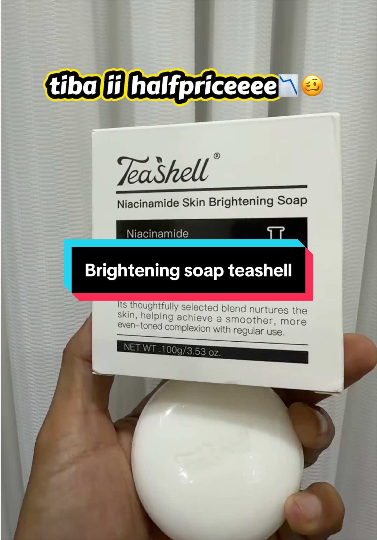 #teashell #soap #brightening 