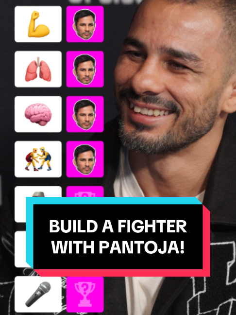 Build a Fighter (Van vs Pantoja edition) with Alexandre Pantoja 🇧🇷 #UFC #MMA #FightNight #MainEvent #Champion