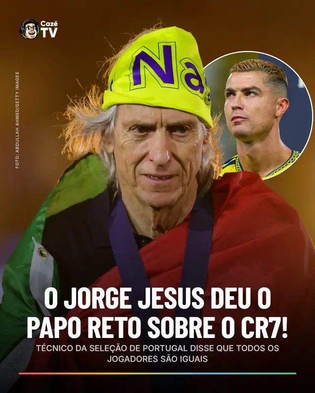 O MISTER É FOD@ 🔥 O HOMEM JÁ CHEGOU FALANDO QUE NEM MESMO O M-A-I-O-R JOGADOR DA HISTÓRIA DE PORTUGAL É DIFERENTE DOS DEMAIS 🤯 #CoberturaCazéTV #Portugal #JorgeJesus #CR7 #cztv12 #FutInter