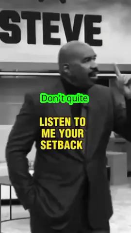 Your setback is just a setup for your comeback. Stop stressing over closed doors—better ones are waiting. Keep praying, keep grinding, and guard your big dreams. 👑⚡️ #motivation #mindset #steveharvey #faith #grind 