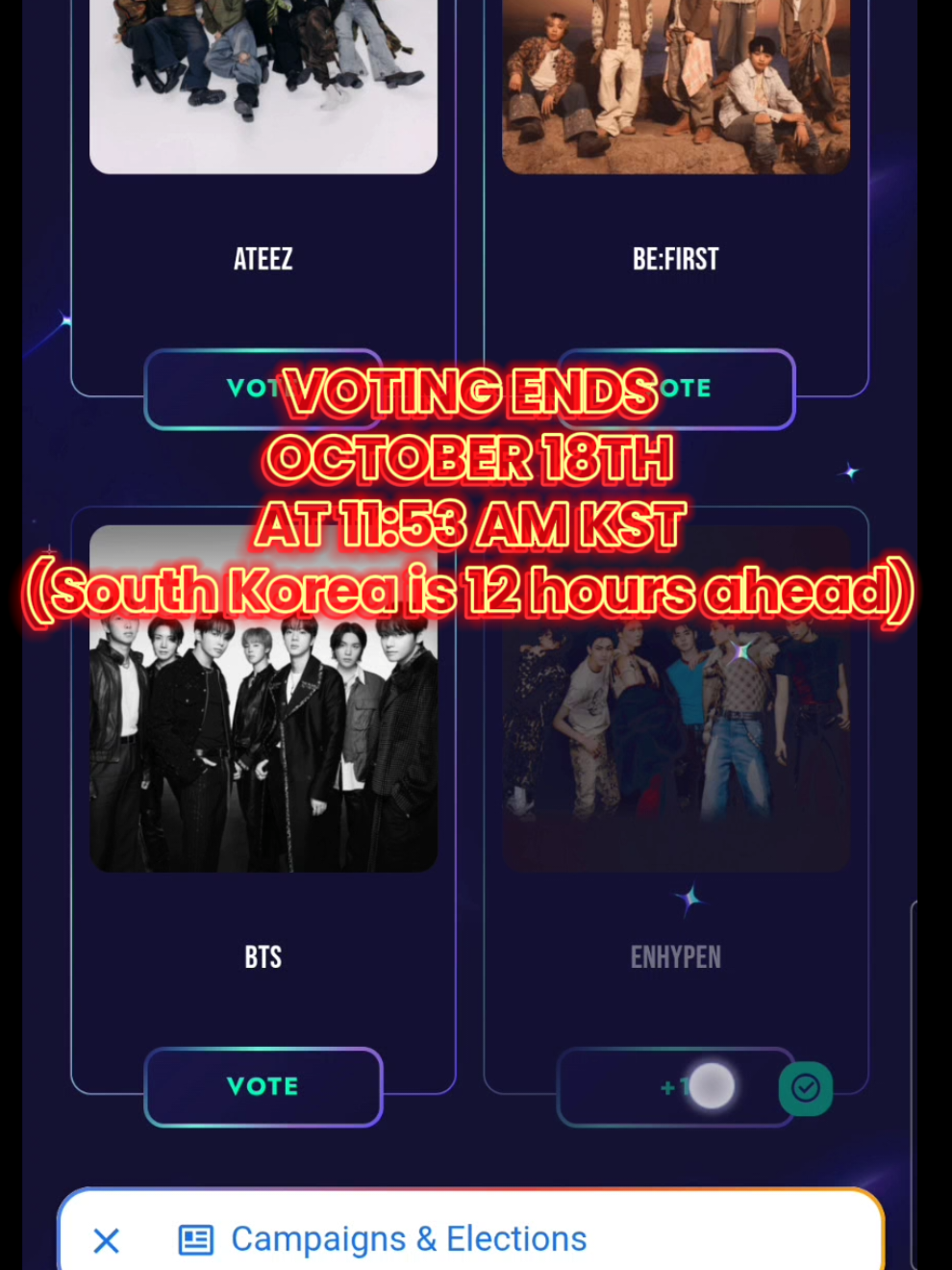 how to vote on breaktudo awards site! please also screenshot the guidelines at the start 🔥 #breaktudoawards #enhypen #engene #fyp #bloodyparadise @enhypen 