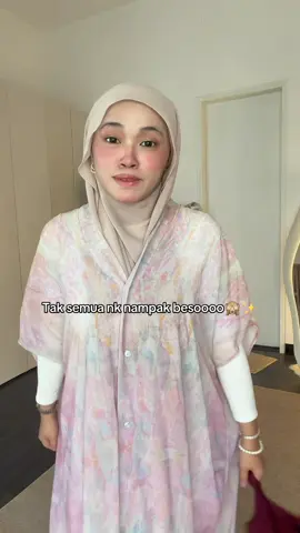 Yang penting kain dia selesaa tu yg bestt