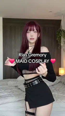 Rias Gremory maid cosplay #riasgremory #highschooldxd #cosplaygirl 