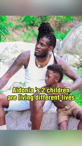 Aidonia 's 2 children are living different lives#celebrity #aidonia #kids 