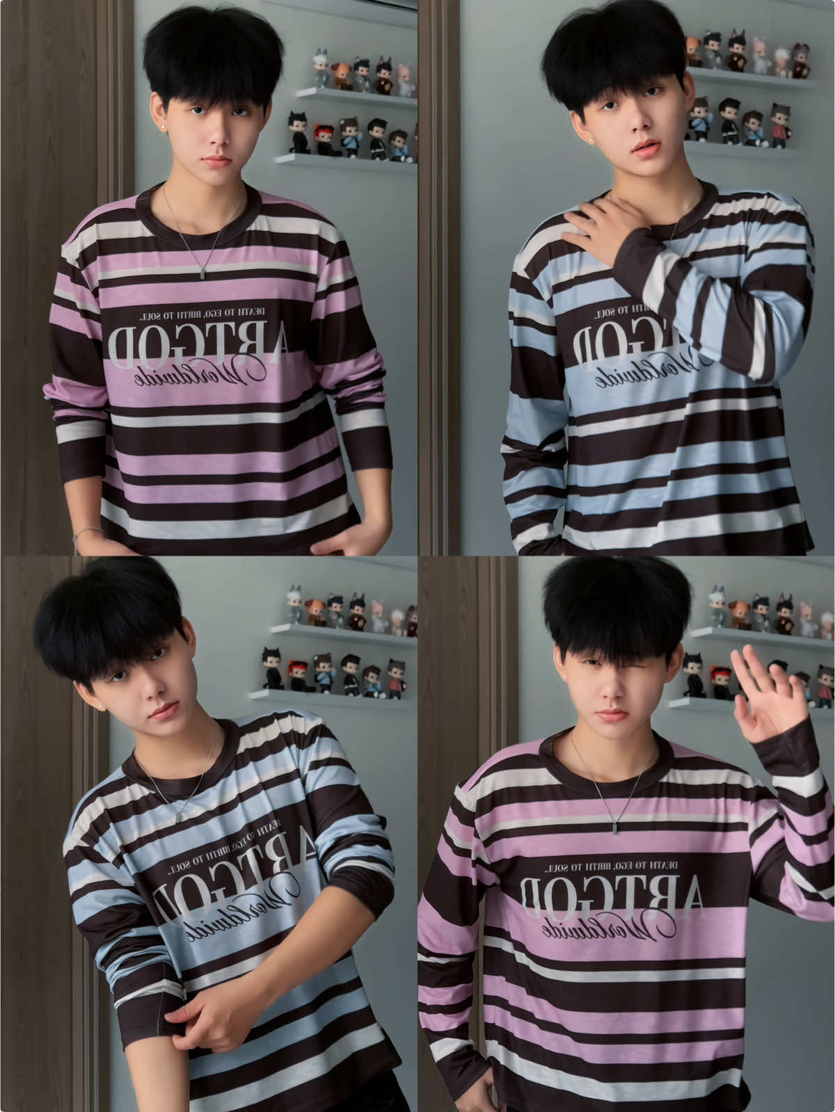 Quả phối màu hợp thế nhờ #dangmacdo #outfitnam #reviewdonam #aothuntaydai #artgod 