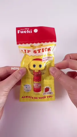 귀염 최종보스 립밤🎀 The Cutest Lip Balm Ever! 💖✨ Love this 🫠 📓🖊️ Brand: フエキ Fukei-kun SC Lip Cream, Strawberry Scent, 0.2 oz (5 g) #asmr #satisfying #Jbeauty #whatsinmybag #lipbalm 